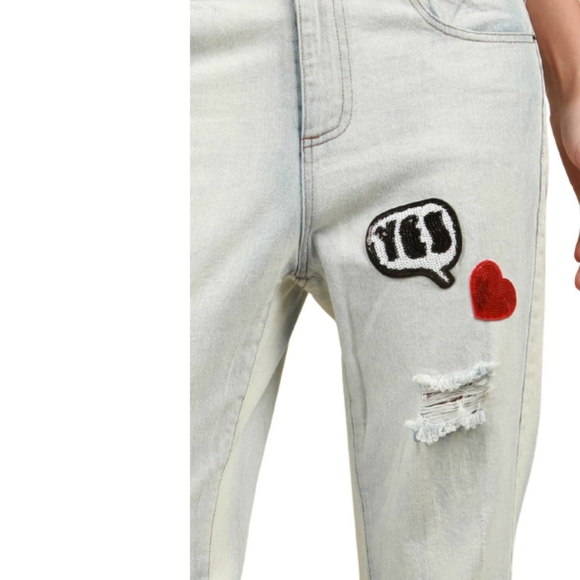POL CROP NOVELTY JEANS - Picture 11 of 16
